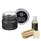 Набор для ухода за обувью из замши и нубука светло-серый MAVI STEP Aurora Kit