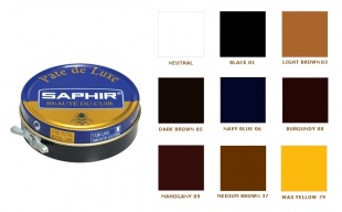 Паста Saphir для обуви Pate De Luxe 50 мл., Бесцветная фото 40674