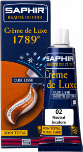 Крем для обуви Saphir Crème De Luxe 1789 50 мл, Бесцветный фото 44938