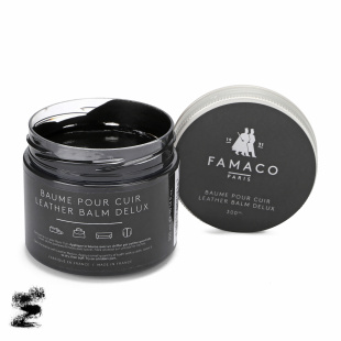 Бальзам черный для деликатной кожи Famaco Baume Pour Cuir, 300 ml фото 47299