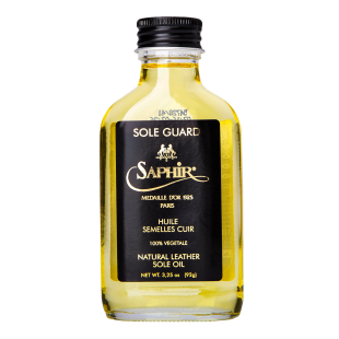 Масло SAPHIR MD'OR для кожаной подошвы SOLE GUARD 100 мл., Бесцветное фото 38464
