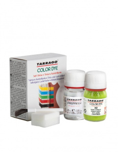 Краска Tarrago для гладкой кожи SELF SHINE COLOR DYE double 25мл.+25мл., Зеленый шпинат фото 44453