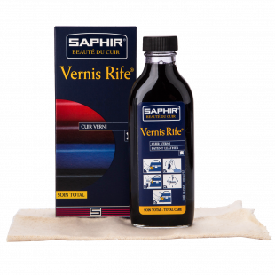 Полироль Saphir для лаковой кожи Vernis Rife 100 мл., Черная фото 42857