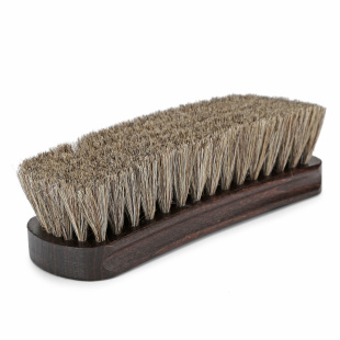 Средняя щетка для полировки обуви Famaco Brosse Luxe Crin Cheval, 18 см фото 48243