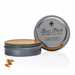 Полировочный воск для обуви Boot Black Shoe Polish, 55 мл фото 47199
