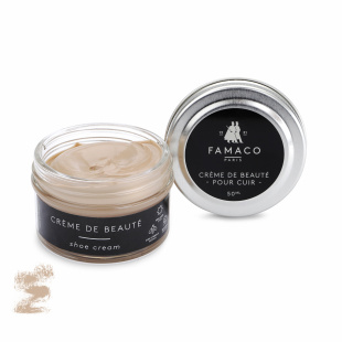 Крем для обуви черный Famaco Creme De Beaute, 50 мл фото 54131