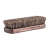 Полировочная щетка из конского волоса для обуви MAVI STEP Horsehair Large Dark